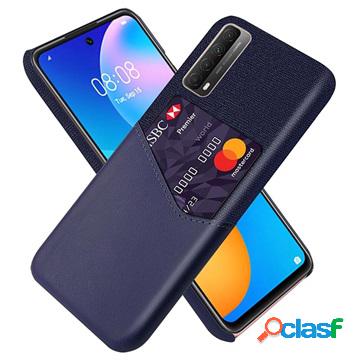 Custodia KSQ Huawei P Smart 2021 con tasca per carte - blu