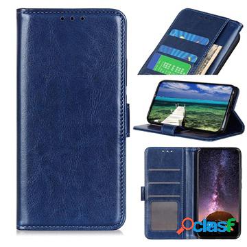 Custodia a portafoglio Realme GT Neo2 con supporto - blu