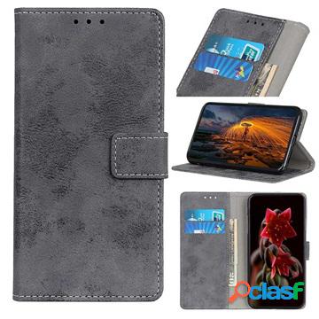Custodia a portafoglio per Nokia C10/C20 serie vintage -