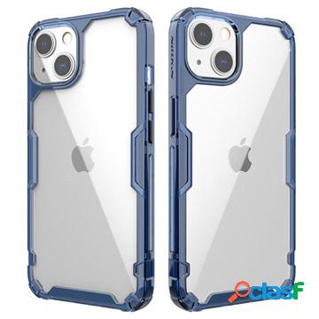 Custodia ibrida per iPhone 13 in TPU Nillkin Nature - blu