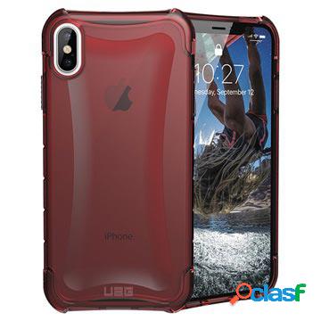 Custodia ibrida per iPhone XS Max serie UAG Plyo - rossa