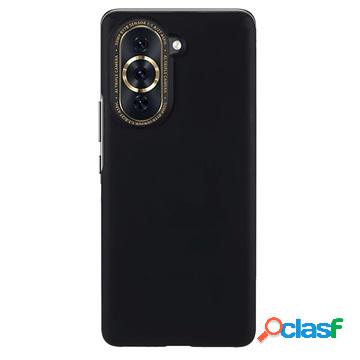 Custodia in Plastica Gommata per Huawei Nova 10 Pro - Nera