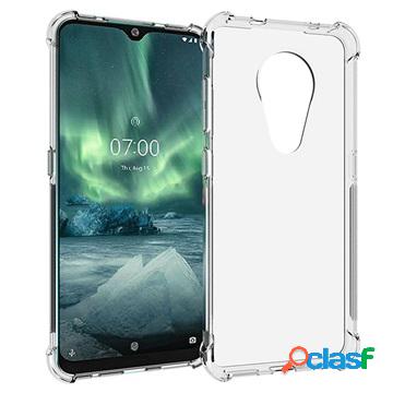 Custodia in TPU antiurto per Nokia 6.2/7.2 - Trasparente