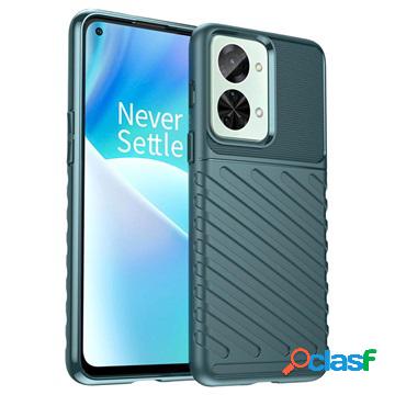 Custodia in TPU per OnePlus Nord 2T serie Thunder - verde
