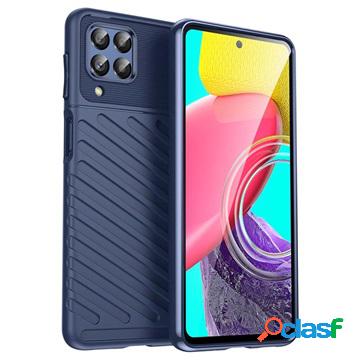 Custodia in TPU per Samsung Galaxy M53 serie Thunder - blu