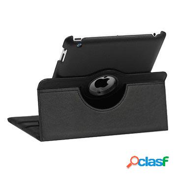 Custodia in pelle Rotary - iPad 2, iPad 3, iPad 4 - Nera