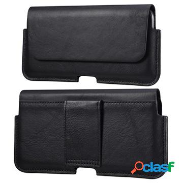 Custodia in pelle con fondina orizzontale universale premium