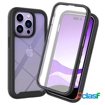 Custodia per iPhone 14 Pro Max serie 360 Protection - nera /