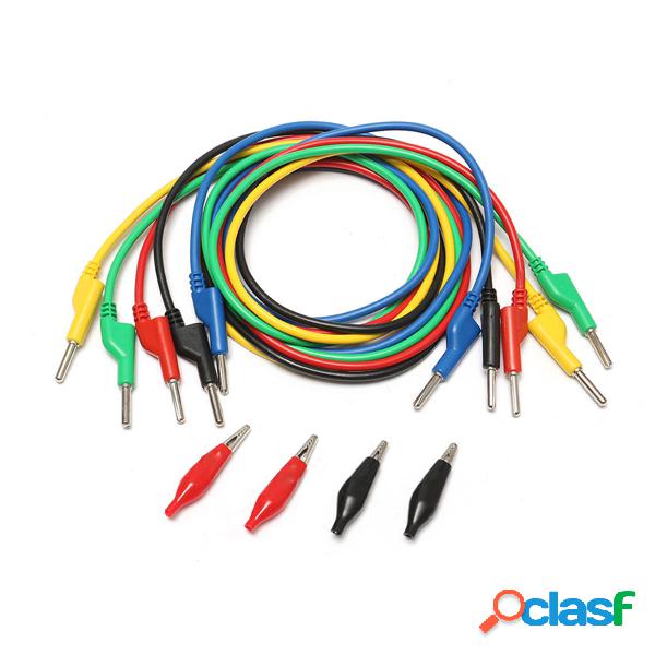 DANIU 5Pcs 5 colori Silicone Cavi per banana e banana
