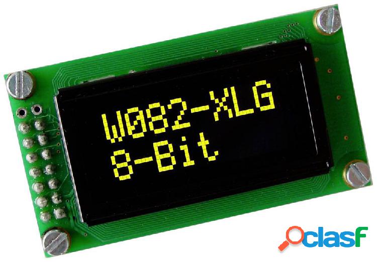 DISPLAY VISIONS Display OLED Giallo-Verde 5.55 mm 3.3 V, 5 V