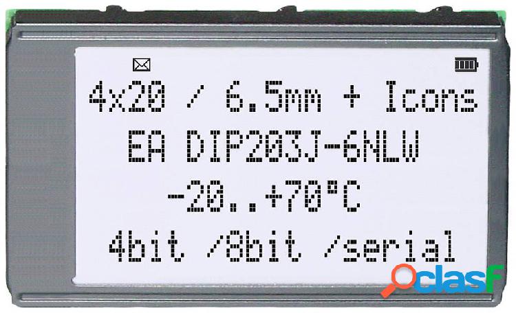 DISPLAY VISIONS Display a 7 segmenti Bianco 6.45 mm 3.3 V