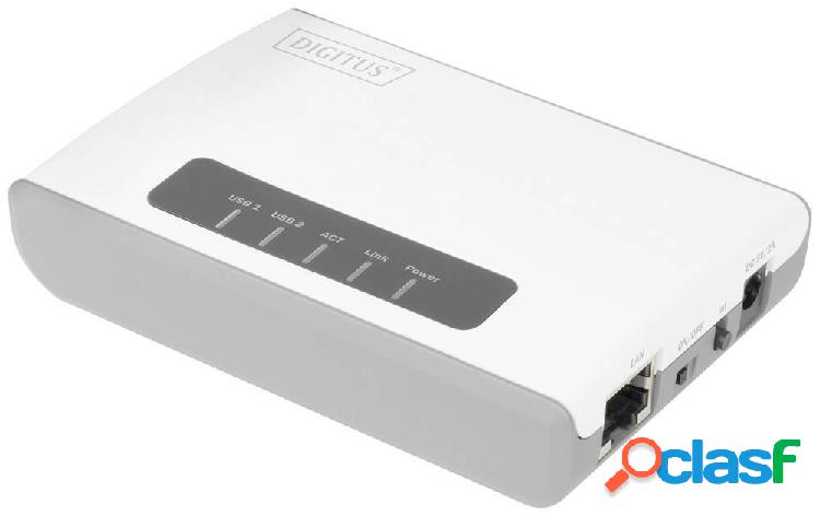 Digitus DN-13024 Server di stampa di rete USB-A, LAN (10/100