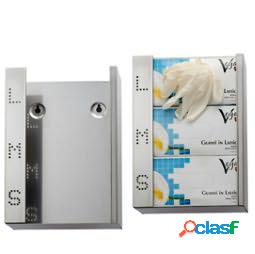 Dispenser guanti monouso - acciaio inox - Medial