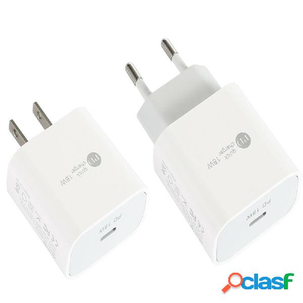 EU US PD 18W 9V 12V 5V Alimentatore per caricabatterie da