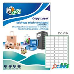 Etichetta in poliestere PC4 - adatta a stampanti laser -
