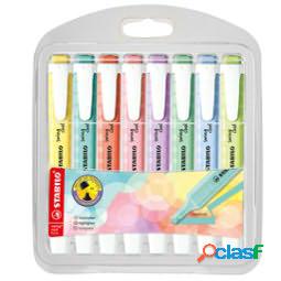Evidenziatore Swing Cool Pastel - punta a scalpello - tratto