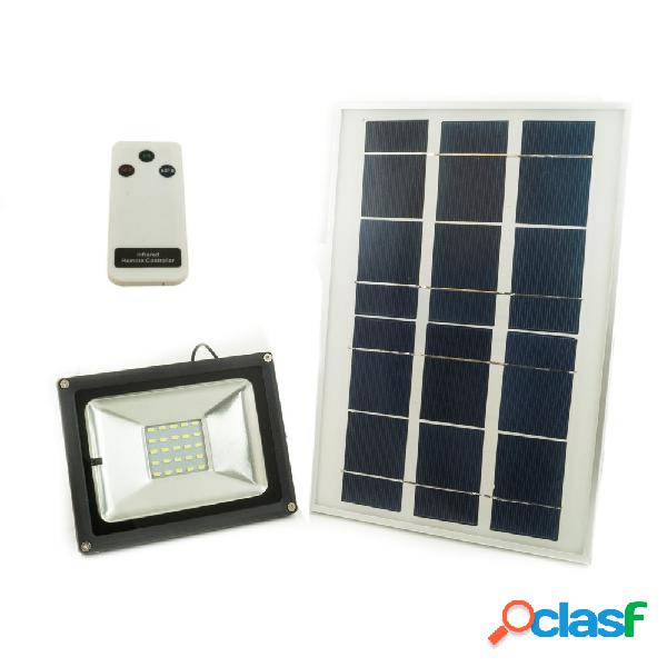 FARO LED A ENERGIA SOLARE CON PANNELLO FOTOVOLTAICO