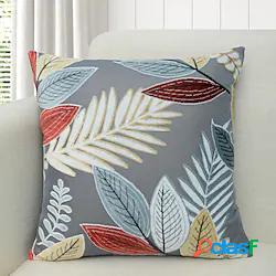 Fodera per cuscino in velluto botanico jacquard Fodera per