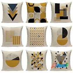 Geometria double side cuscino 1pc morbido copricuscino