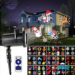 Halloween Proiettore Luci Esterno Finestra Proiezione Natale