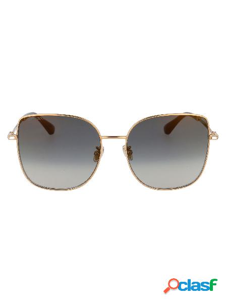 JIMMY CHOO OCCHIALI DA SOLE DONNA FANNYGSKJ5GFQ METALLO