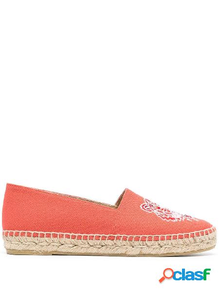 KENZO ESPADRILLES DONNA FB52ES180F7018 COTONE ARANCIONE