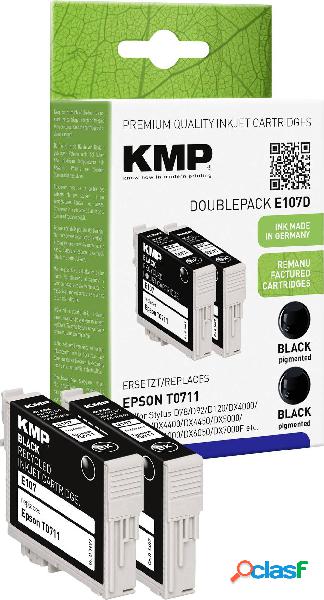 KMP Cartuccia sostituisce Epson T0711 Compatibile Conf 2 pz