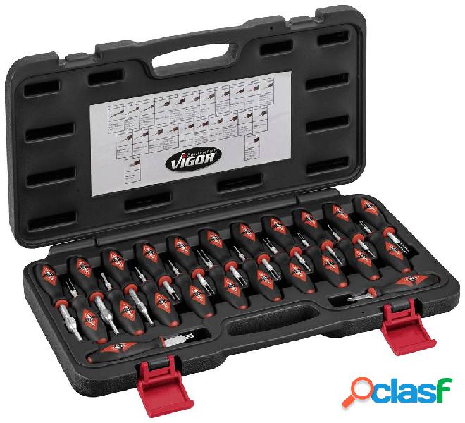 Kit di utensili per il rilascio dei cavi Vigor V4451