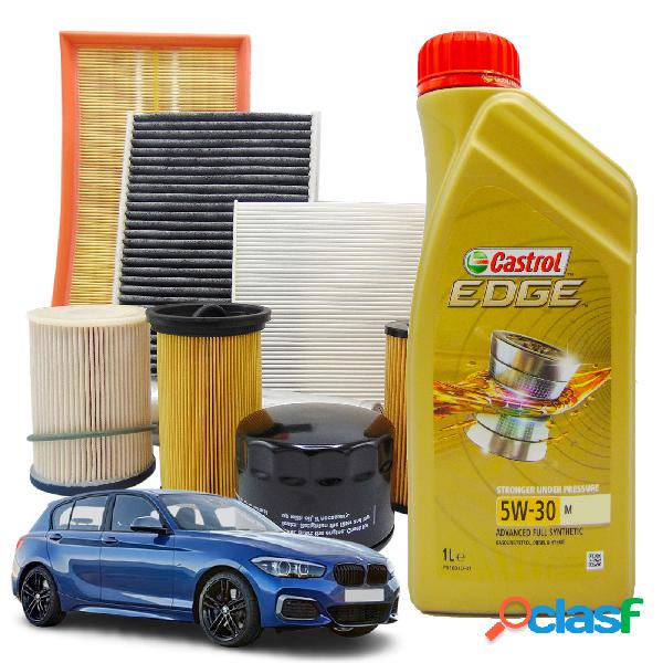 Kit tagliando Filtri + Olio Castrol M 5w30 Bmw 1 F20 F21
