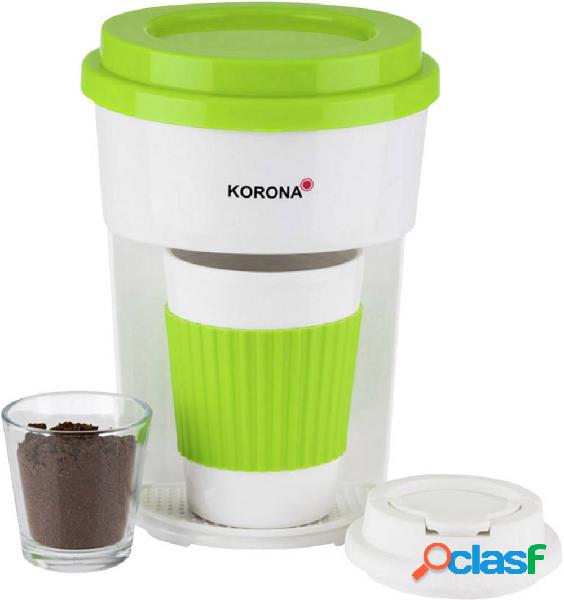 Korona 12203 ToGo Macchina per il caffè Verde, Bianco