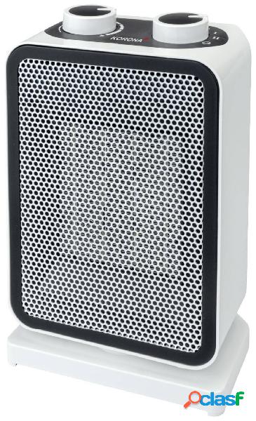 Korona 60001 Generatore daria calda in ceramica Bianco/Nero