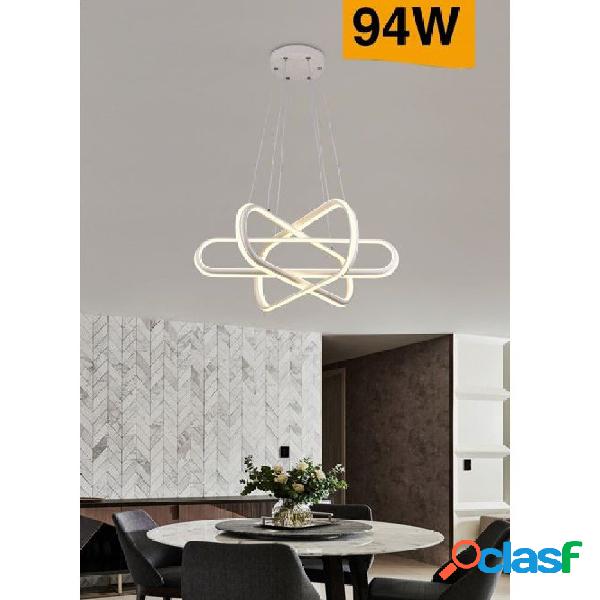 LAMPADARIO LED MODERNO LAMPADA A SOSPENSIONE 94 WATT BIANCA