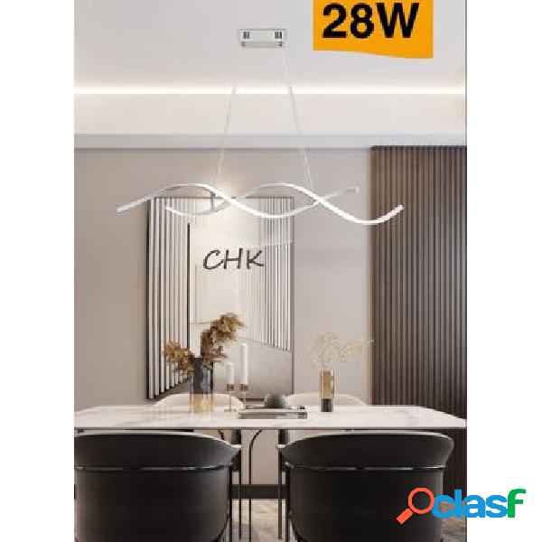 LAMPADARIO SOFFITTO LED ONDE INTRECCIATE MODERNO 28W LUCE