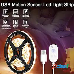 Luce Led Sotto Larmadio Luce Usb Pir Sensore Di Movimento