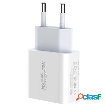 MTP Caricabatterie da Parete USB-C Power Delivery - 20W -