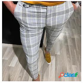 Men's Basic Dress Pants Ankle-Length Pants Daily Streetwear