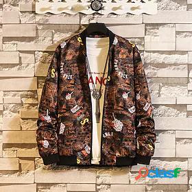 Mens Jacket Pocket Casual Streetwear Street Sport Daily