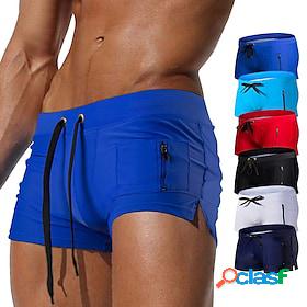 Mens Swim Shorts Swim Trunks Elastane Board Shorts Bottoms