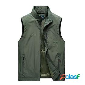 Mens Vest Gilet Pocket Casual Street Daily Going out Outdoor