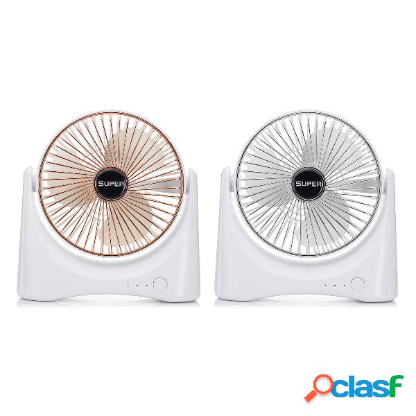 Mini ventilatore da tavolo USB ricaricabile a 3 velocità