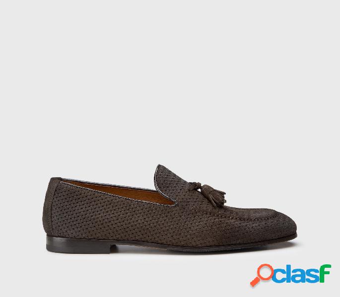 Mocassini in suede Testa moro 39_U