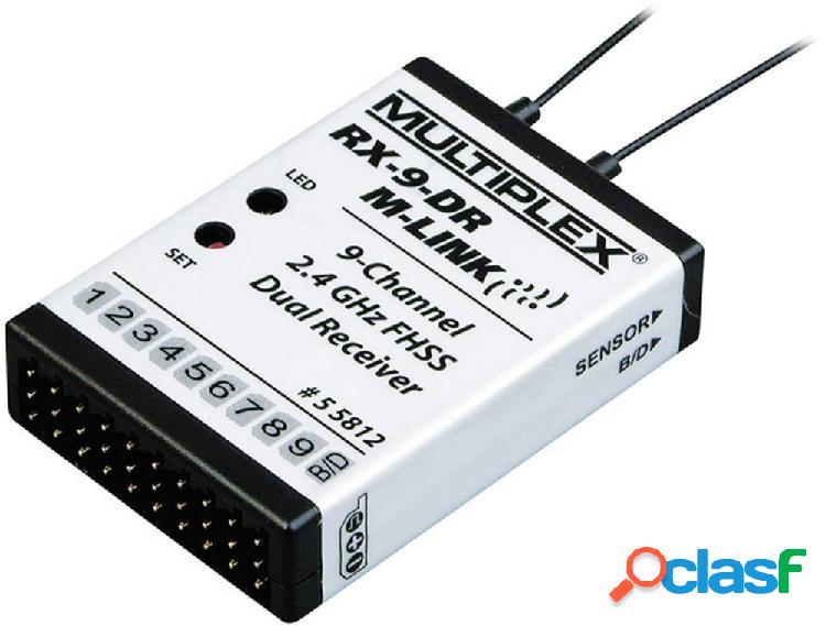 Multiplex RX-9-DR M-LINK Ricevitore a 9 canali 2,4 GHz