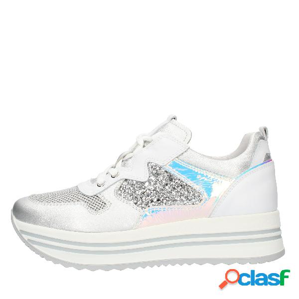 Nero Giardini SNEAKERS Alte Donna Argento