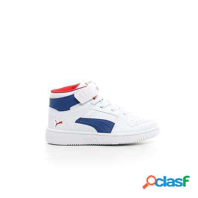PUMA Rebound Layup scarpa sportiva bambino - bianco blu