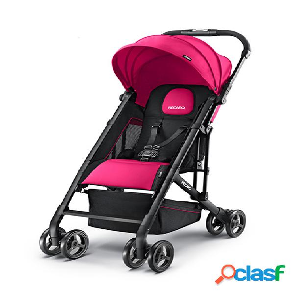 Passeggino Easylife Recaro Pink Black Frame