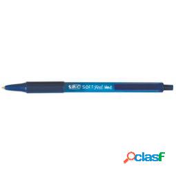 Penne a sfera a scatto Soft Feel - punta 1,0mm - blu - Bic -