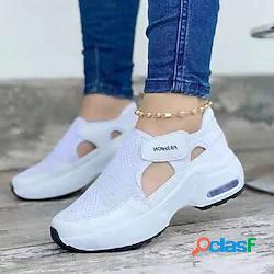 Per donna Scarpe da ginnastica Taglie forti Scarpe bianche