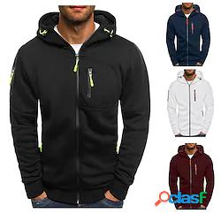 Per uomo Felpa con cappuccio Felpa con cappuccio e zip Con