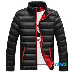 Per uomo Piumino sportivo Zip intera Tasca con cerniera