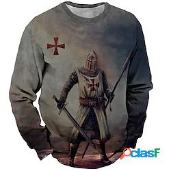 Per uomo Unisex Felpa Maglione Stampe astratte Stampa